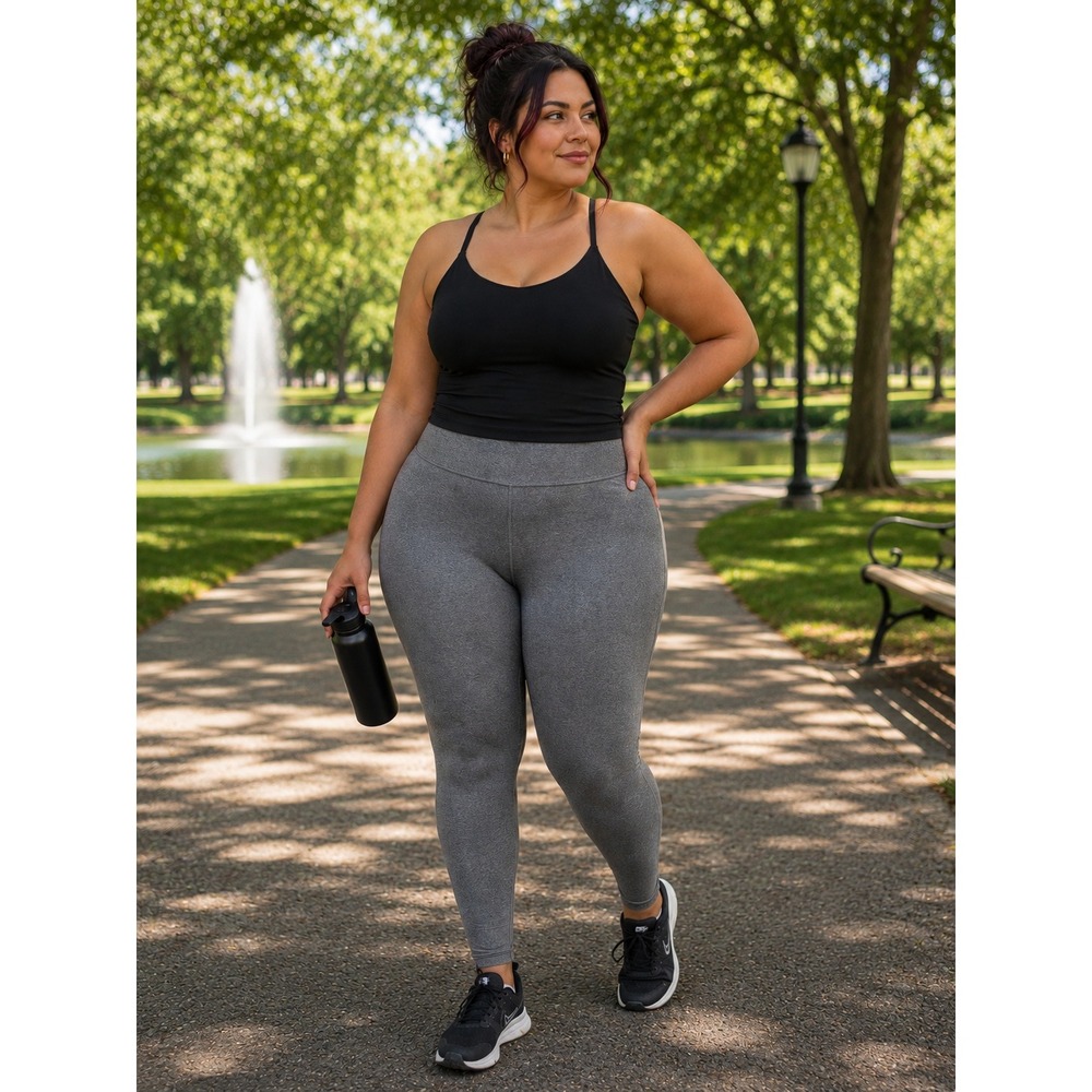 Athleta Aurora Cami Black Built-in Shelf Bra Tank Top XL